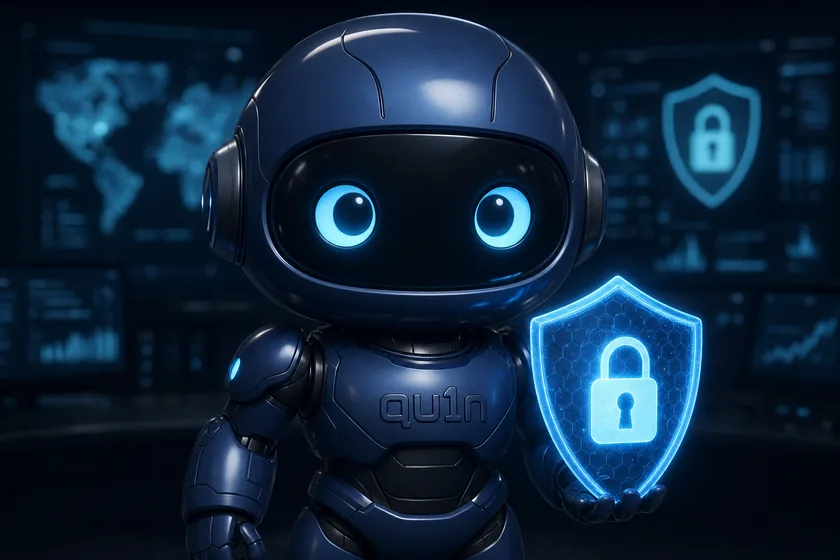 Illustration of qu1n, Security / Trust