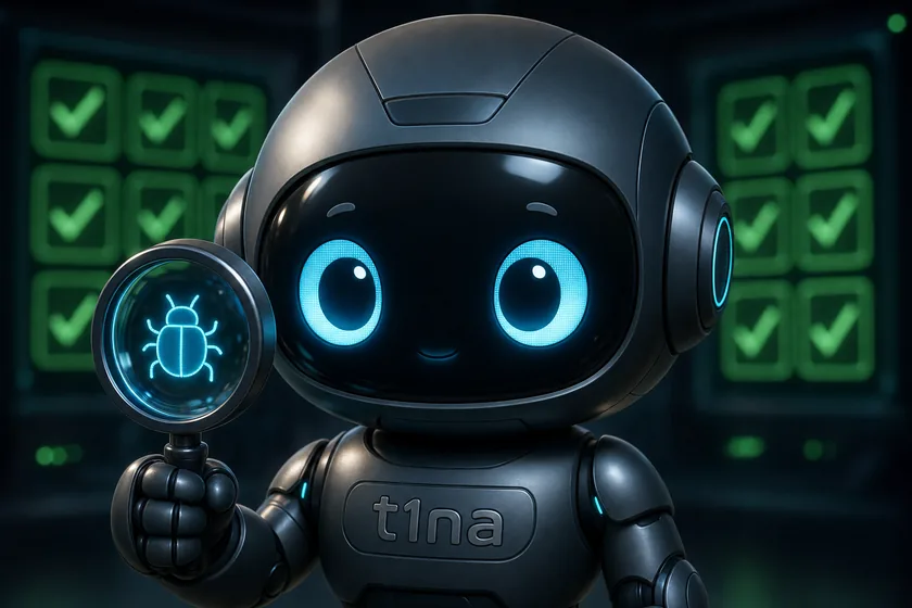 Illustration of t1na, Testing / QA